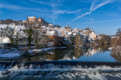 Marburg Winterlich Januar 2024 - Luftbildmanufaktur