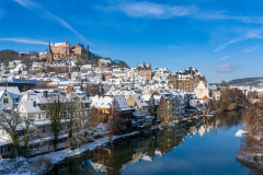 Marburg Winterlich Januar 2024 - Luftbildmanufaktur