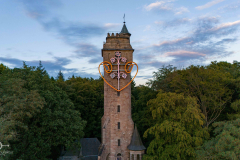 Kaiser-Wilhelm-Turm (Spiegelslust) Marburg September 2023