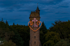 Kaiser-Wilhelm-Turm (Spiegelslust) Marburg September 2023