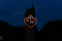Kaiser-Wilhelm-Turm (Spiegelslust) Marburg September 2023
